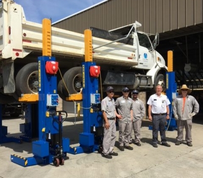 heavy duty mobile column